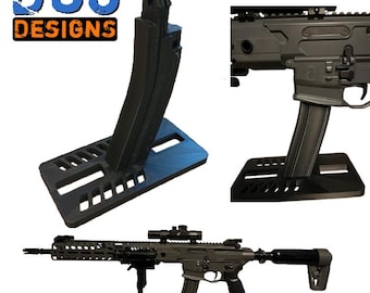 Stand for Sig Virtus .22 Air Rifle. HQ 3D Printed Mag Mount Display Stand
