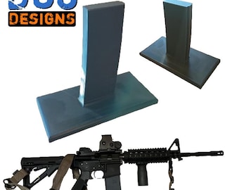 Display Stand for Tokyo Marui M4 MWS GBBr Airsoft Rifle. High Quality 3D Printed.