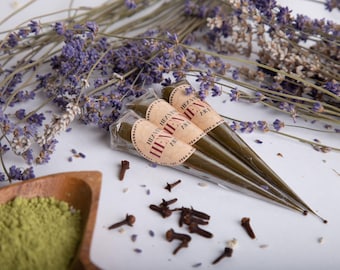 3 Pack- Natural Henna Cones