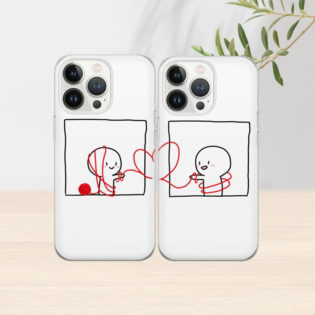 Cute Valentine Couple Matching Phone Case Matching Phone Cover Couple