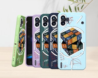 Rubik's Cube Nothing Phone 1 funda para teléfono, Math Geometry Nothing Phone 2 funda trasera para Nothing Phone 1 contraportada, Best Nothing Phone 2 fundas