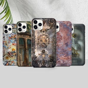 Cover Michelangelo per telefono con arte rinascimentale per iPhone 15 Pro Max, 14, 12, Xs, 13, 11 Pro, Xr, Samsung S22, S10, S20, A33, Pixel 7 Pro, 7A