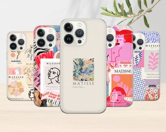 Henri Matisse Phone Case Painting Cover for iPhone 15 Pro Max, 14, 12, Xs, 13, 11 Pro, Xr, Samsung S22, S10, S20, A33, A14, Pixel 7 Pro, 7A