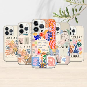 Coque peinte Henri Matisse pour iPhone 15 Pro Max, 14, 12, Xs, 13, 11 Pro, Xr, Samsung S22, S10, S20, A33, A14, Pixel 7 Pro, 7A