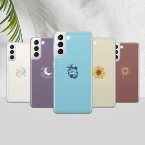 Minimal Colors Phone Case, Minimalistic Cover for Samsung Galaxy S23 Ultra case, S23, S22, S21, S10, S20, A13, A54, A14, A21s, M51, A33, A12 image 1