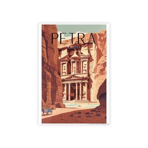 Petra Travel Print - Petra Poster, Jordan Print, Wall Art, Wedding Gift, Travel Gift, Graduation Gift, Birthday Gift, Home Decor