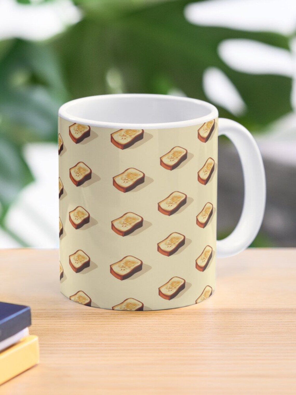 Toast Digital Print - Toast Digital Pattern Toasty Bread Digital Paper ...