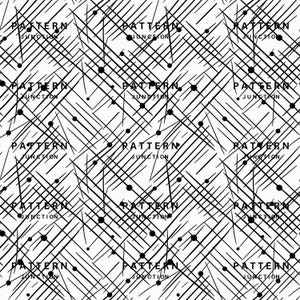 Black and White Lines and Dots Digital Print | Instant Download