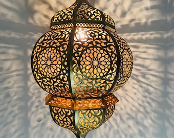 pendant lights, Moroccan handmade design, brass ceiling lights