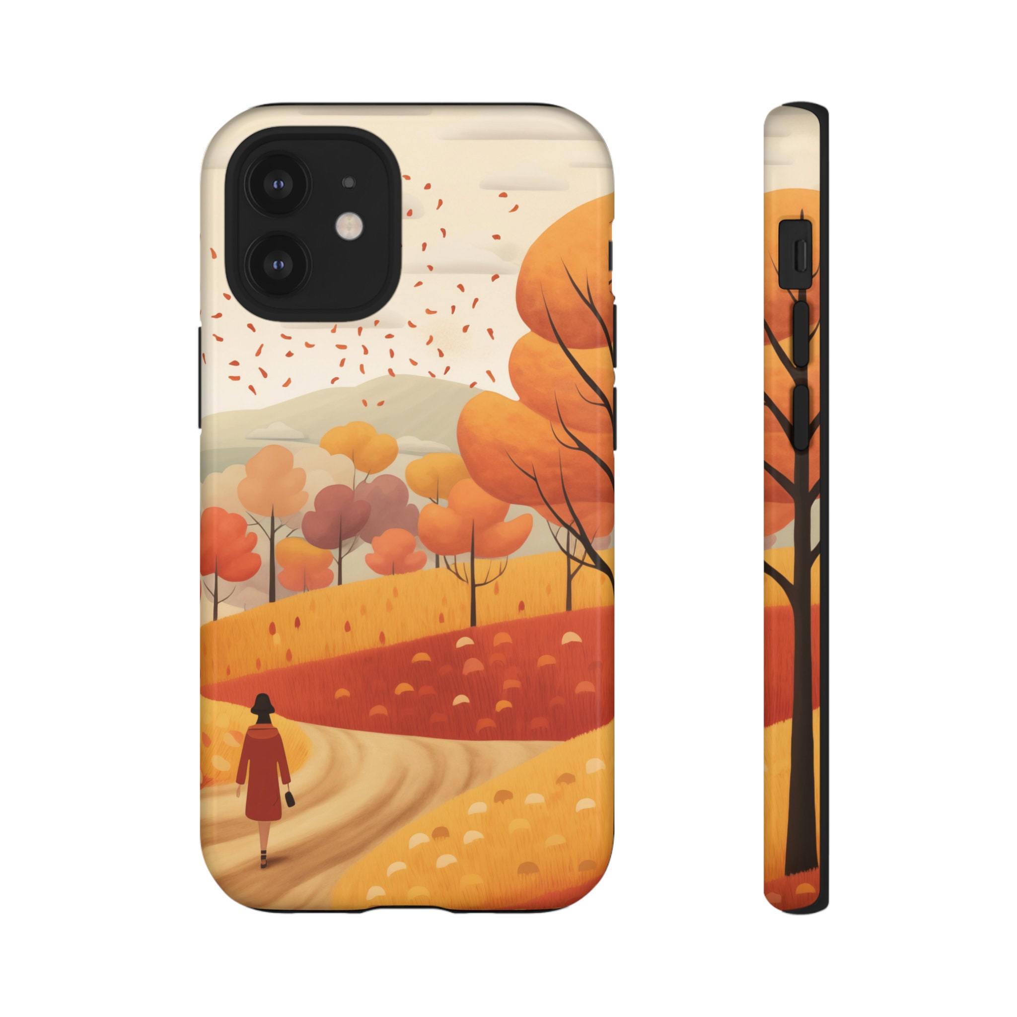 Artistic Autumn Phone Case Woman in Fall Mobile Cover Etsy