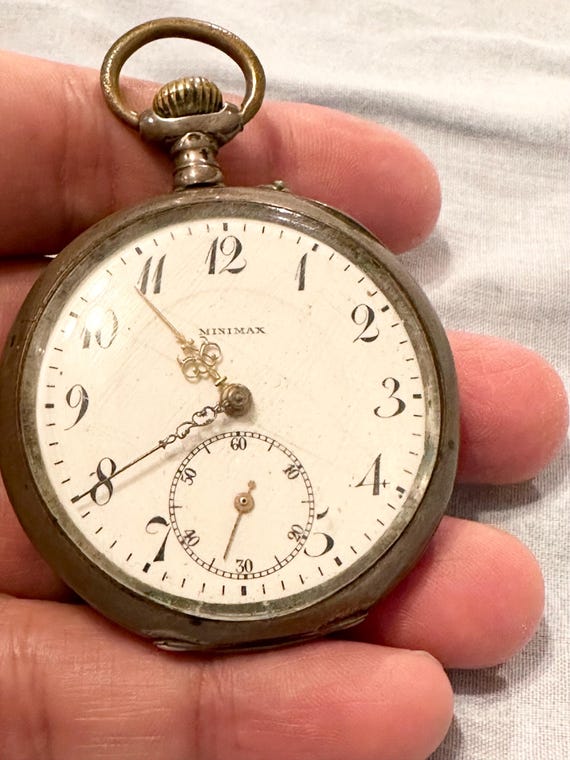 アンティーク - スイス製 - ミニマックス - 800 - シルバー