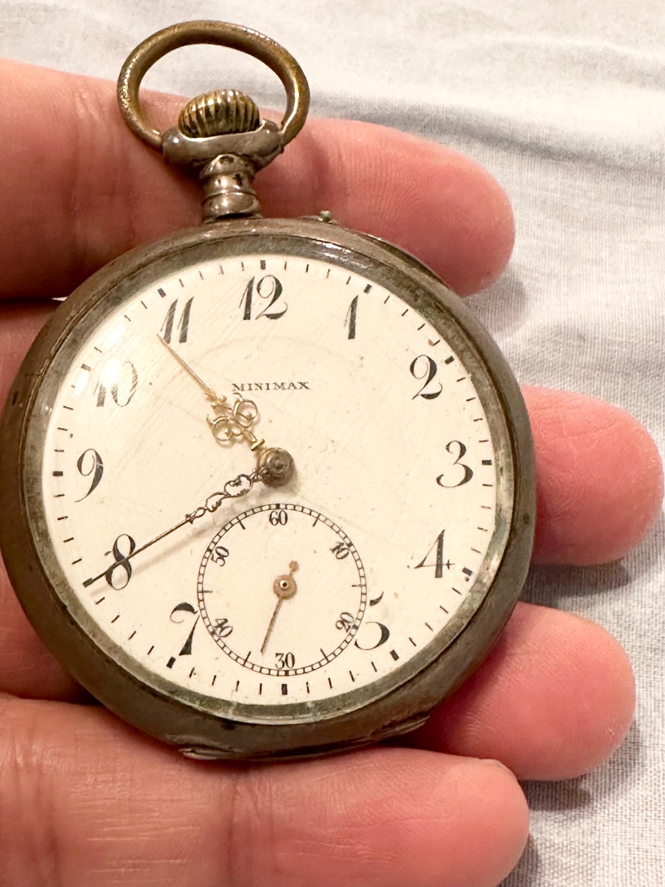 アンティーク - スイス製 - ミニマックス - 800 - シルバー