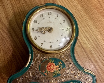 ドイツ製70's vintage /目覚まし時計 EMES社 Antique Germany Alarm Clock, EMES GUEISSAZ MUSICAL, Germany