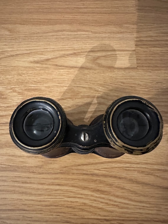 Repro jumelles Allemandes Ferngläser camouflage trois tons sangle et boutonnière WW2 german binoculars reenactment copy