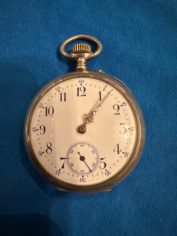 Antique Swiss Pocket Watch 800 Silver Avance Retard 15 Rubis working Etsy Australia