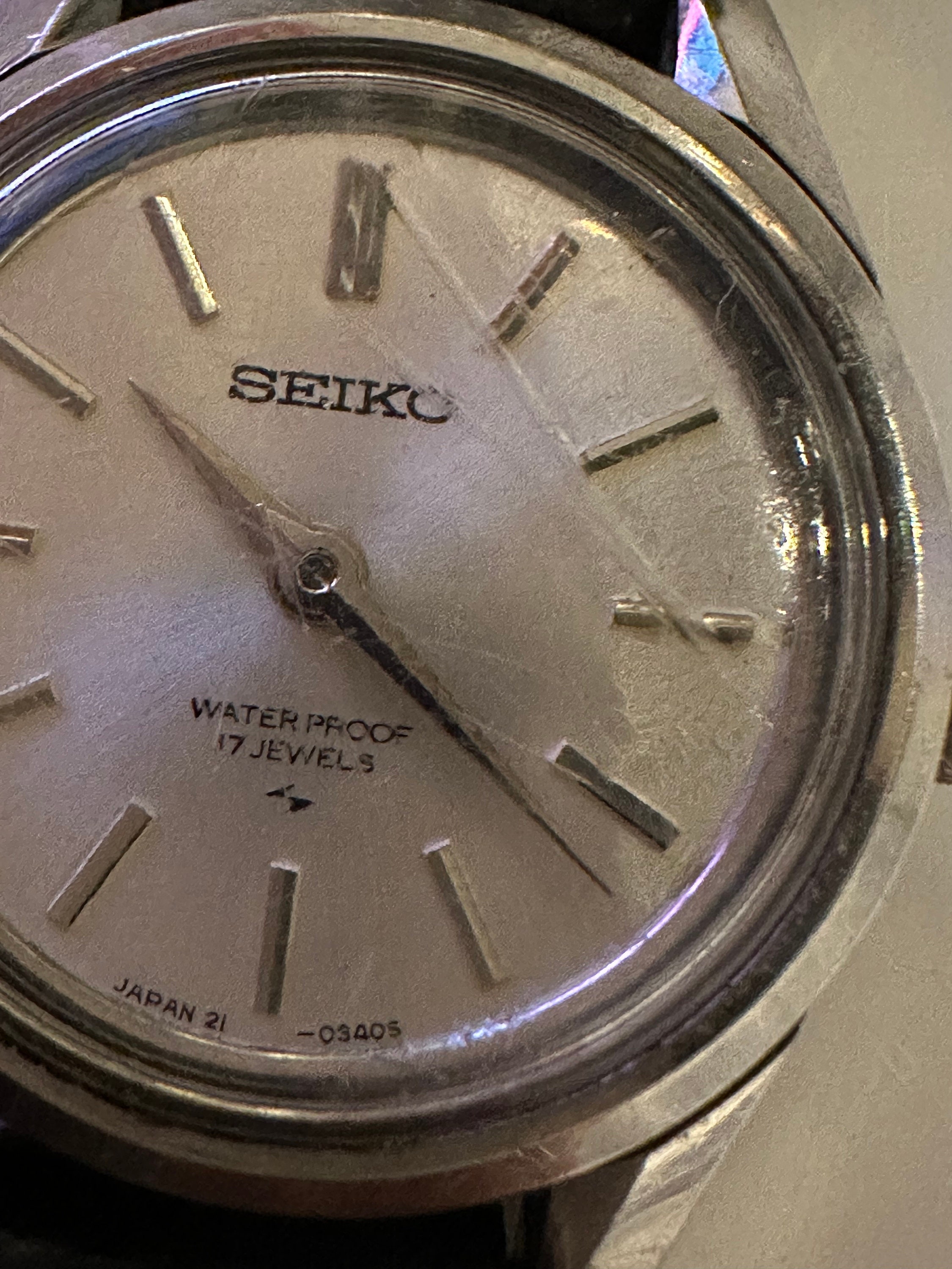 Seiko - Waterproof 17 Jewels Japan - 1970s - Mechanical Seiko - Waterproof 17 Jewels Japan - 1970s - Mechanical