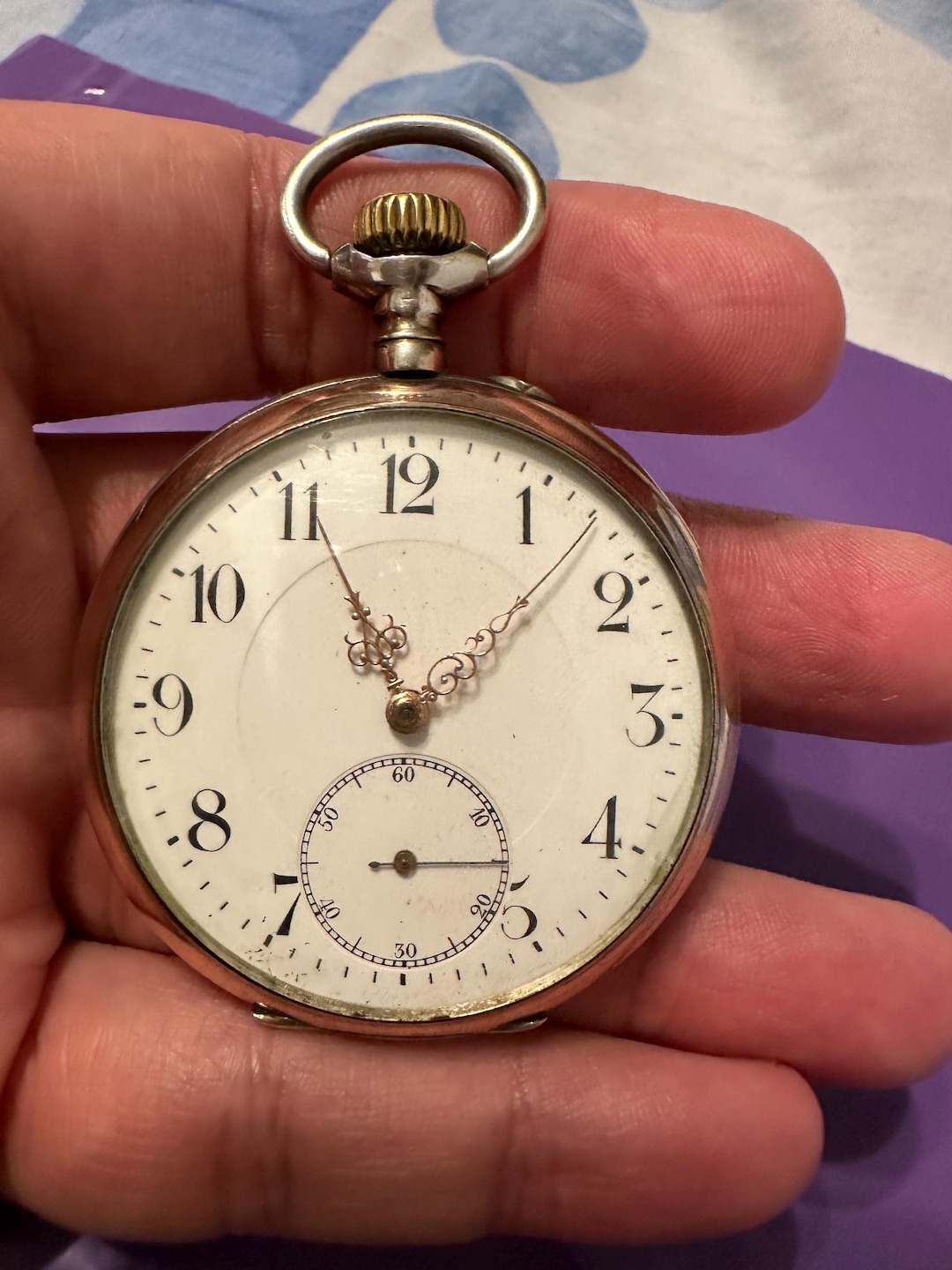Pocket Watch Ancre Orologio Da Tasca MEDAILLE D'OR Paris 1900