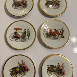 Antique Porcelain trinket dishes, E. Schaller Bavaria Fine
