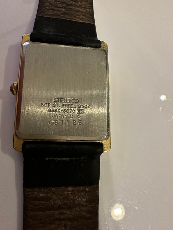 時計 seiko tank vintage Seiko Lucent Tank Ladies Ref. 4N21-5240 Quartz movement Very