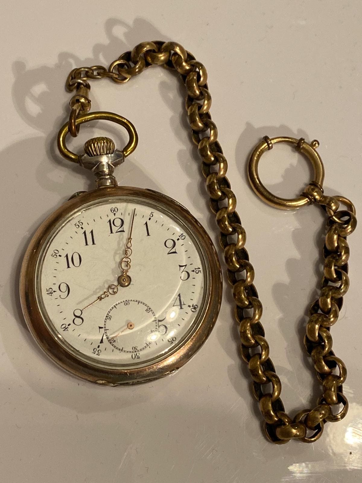 Vintage Swiss 15 Rubies Pocket Watch,chronometer Ancre Spiral