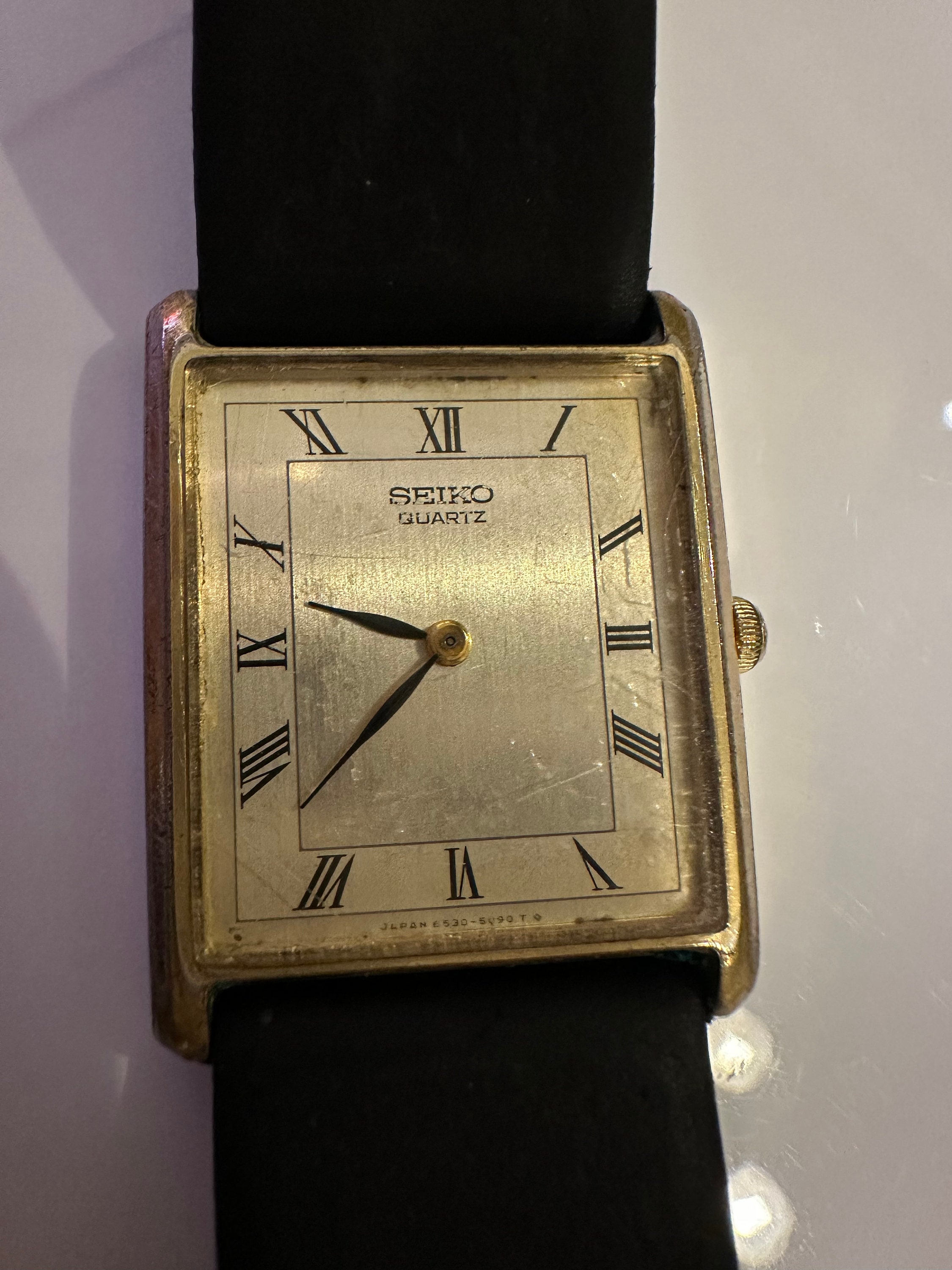 Seiko tank mens hotsell