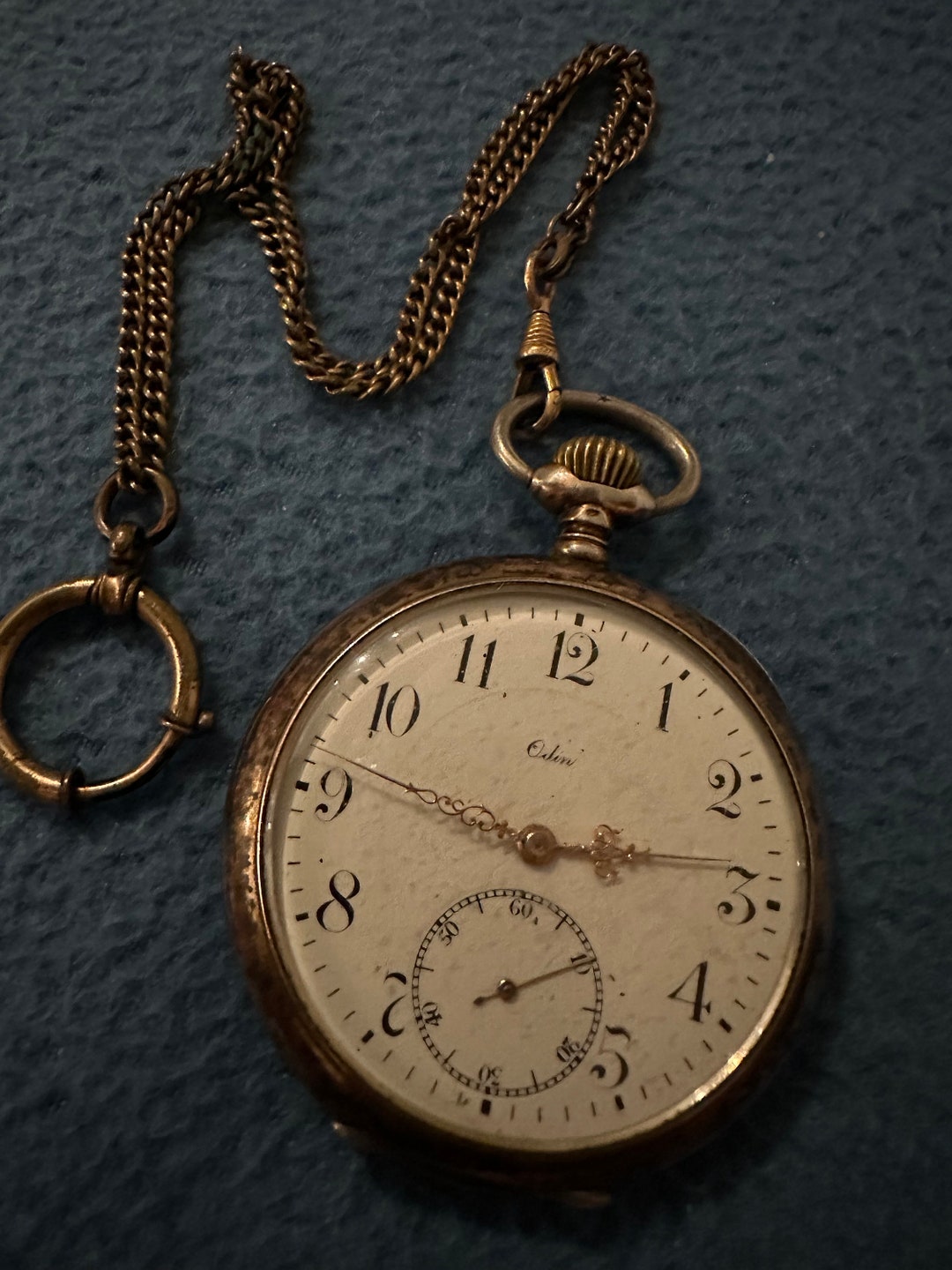Antique Swiss ODIN Ancre De Precision 15 RUBIS Balancier Compense