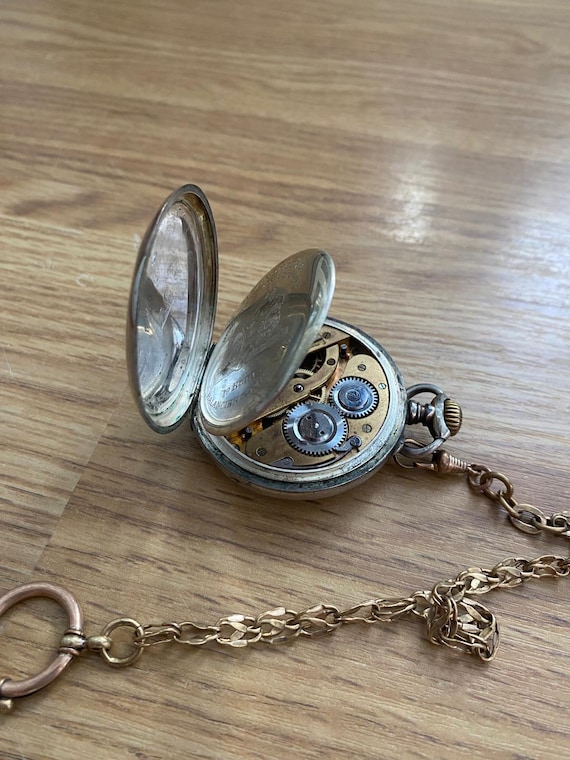 Vintage Swiss 19 Rubies Pocket Watch,chronometer Spiral Breguet
