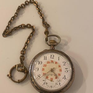 Antique Swiss L.U.C Chopard Silver Pocket Watch - 15 Rubis Spiral Breguet, Circa 1900, Belle Époque Horology