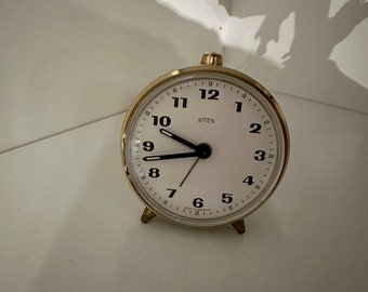 Antique germany alarm clock Art Deco Emes  Table Desk Alarm Clock