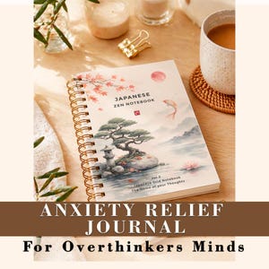 Japanese Grid Journal Printable PDF | Anxiety Relief Notebook for ADHD, Brain Dump, Artistic Pages | A4/A5 Goodnotes |Instant Download