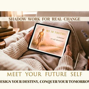 Shadow Work Journal Vol 3. Future self & vision Prompts | 50+ Shadow Work Questions | Self Discovery, Healing Workbook | Digital Journal PDF