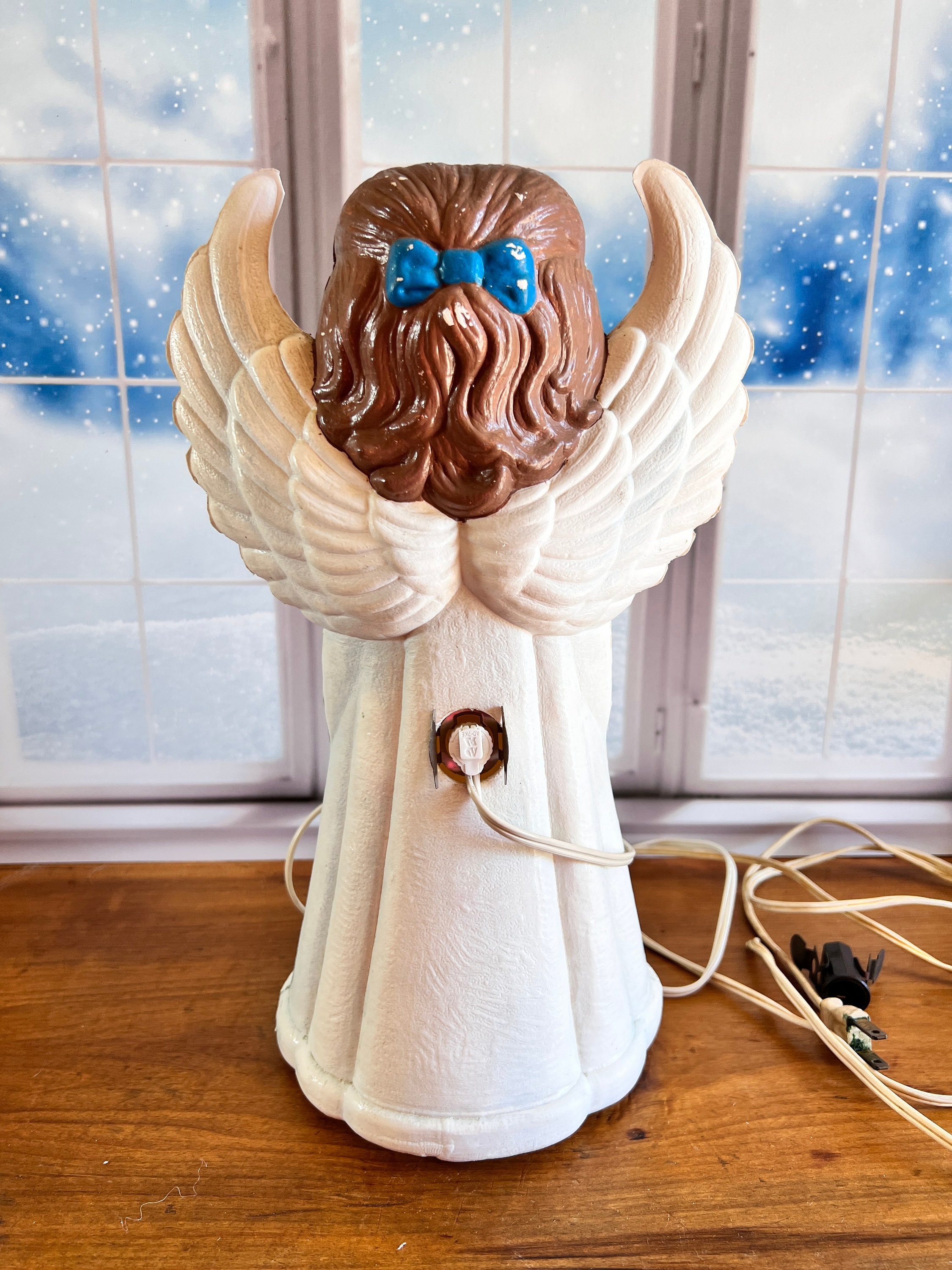 Blow Mold Angel Vintage Christmas Angel Blow Mold Etsy