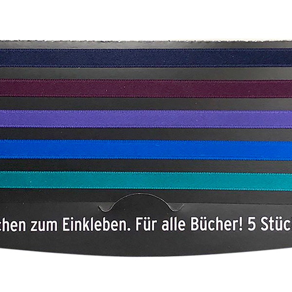 BLUES Selbstklebende Lesebändchen für alle Bücher