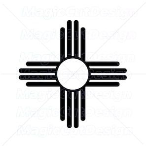 Zia Symbol SVG: Southwest Digital Art (Digital Download)