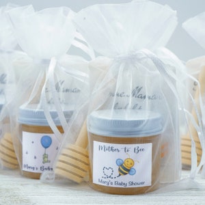 Honey Favors | Honey, Tea Bag & Honey Stirrer Favor | Baby Shower Favor | Wedding Favor | Honey Bee Favor | Winnie-the-Pooh Favor | Mini Jar
