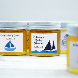 Nautical Honey Favors | Honey Favors | Nautical Favors | Boys Baby Shower Favors | Boat Favors | Nautical Theme | Ahoy It's A Boy Favors