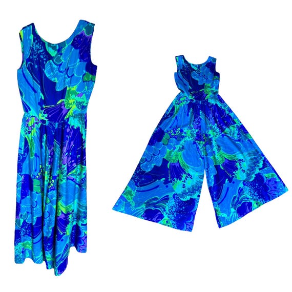 Vintage 1960s jumpsuit by SUN FASHIONS HAWAII, ha… - image 1