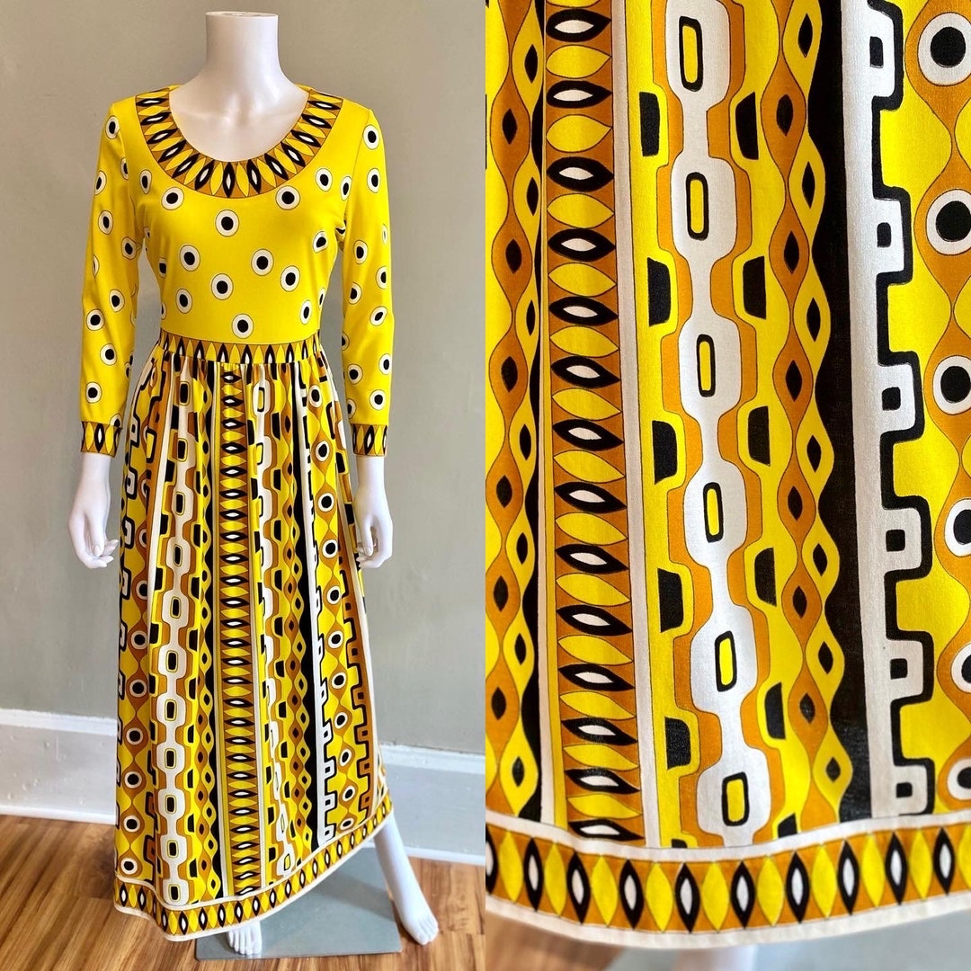 1970s Mr. Dino Pink Graphic Print Jersey Body Suit & Skirt Set