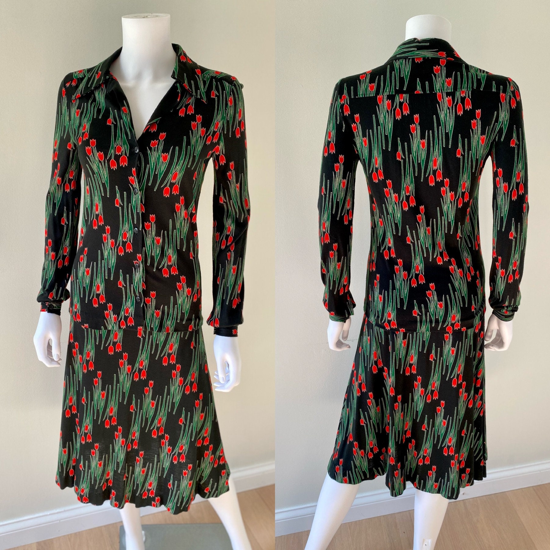 Diane Von Furstenberg Dress Tulip - Etsy