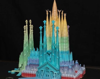 Spanien Barcelona STL-Modell STL-Datei 3D druckbares Modell