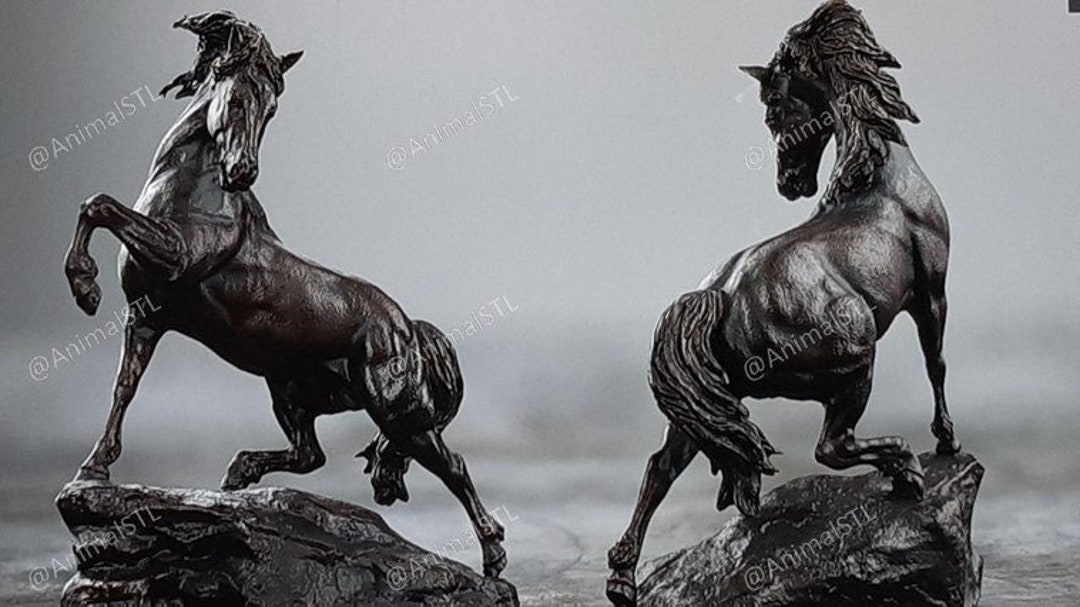 Horse STL Model STL File 3D Printable Model Etsy
