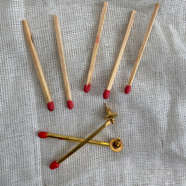 Matchstick swappable earrings