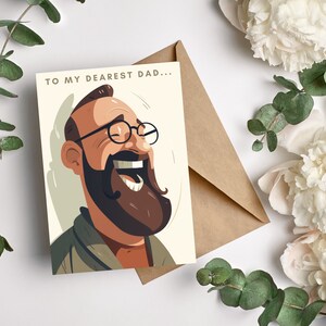 Father&#39;s day dad joke card | Instant download funny printable card | Dad card father&#39;s day greeting cards | Father&#39;s day cartoon card