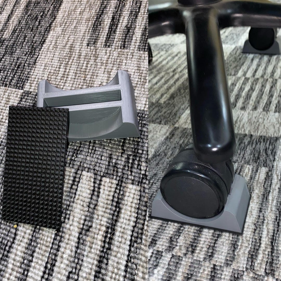 Office Chair Wheel Lock / Brake for Sim Racing (STL File – Digital ...