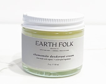 Natural Deodorant Cream, 24-Hour Full Body Deodorant, Aluminum Free, Organic Deodorant, Eco-Friendly Deodorant, Zero Waste, Vegan Deodorant