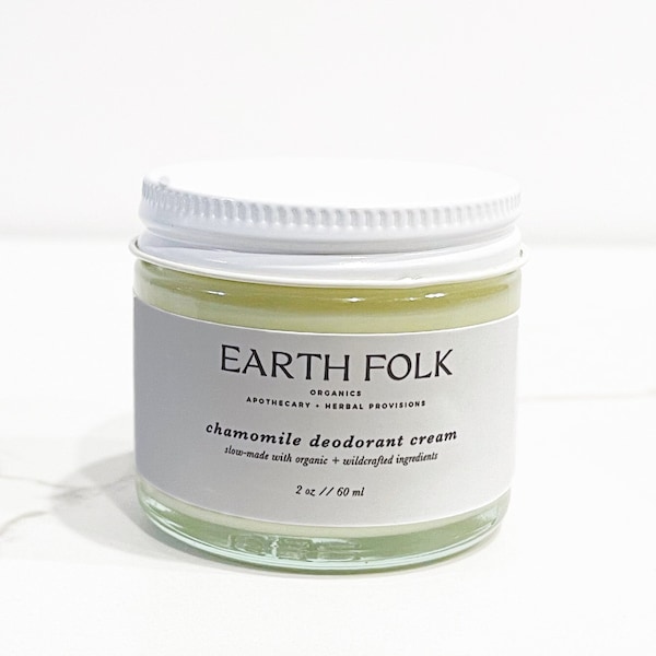 Natural Deodorant Cream, 24-Hour Full Body Deodorant, Aluminum Free, Organic Deodorant, Eco-Friendly Deodorant, Zero Waste, Vegan Deodorant