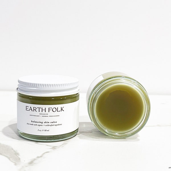 Ungüento facial equilibrante, humectante orgánico para pieles exigentes, cuidado de la piel natural, cuidado de la piel orgánico, crema facial, piel limpia