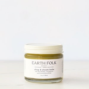 Sleep & Dream Balm - All Natural Herbal Balm, Valerian Root + Mugwort Infused Balm, Lucid Dream - High Potency Herbal Formula