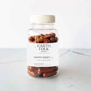 カイエンペッパーカプセル、オーガニックカイエンペッパーピル、500mgビーガンカプセル、送料無料、増量剤なし、非遺伝子組み換え、ハーブサプリメント