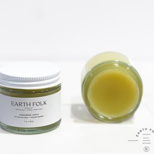 Calendula Salve - All Natural Herbal Salve, Calendula Infused Salve, Calendula Ointment - High Potency Herbal Formula